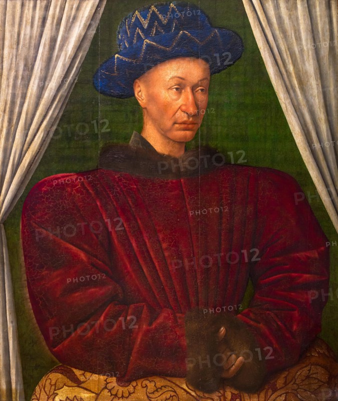 ActiveMuseum 0001965.jpg / Charles VII, King of France, ca 1445 - Jean Fouquet 26/09/2013  -   / Middle Ages Collection / Active Museum