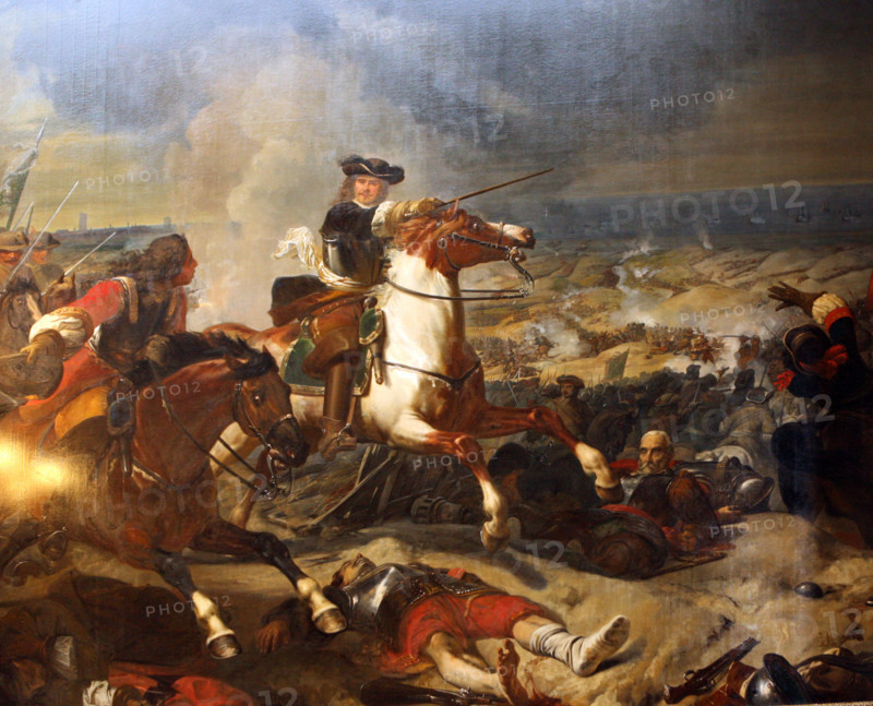 Siege of  Dunkirk - Battle of the dunes. won by the Marshall of Turenne 14th june 1658