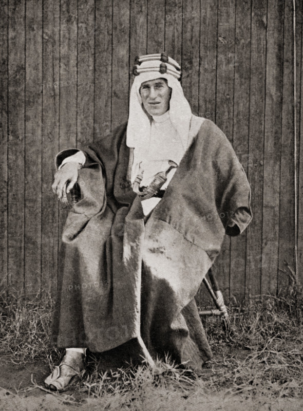 Thomas Edward Lawrence, 1888 - 1935.  British archaeologist, military officer, and diplomat.  Lawrence of Arabia.