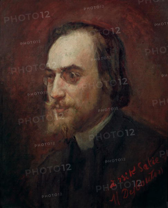 Français : Portrait Erik Satie   before 1900.   854 Marcellin Desboutin - Portrait Erik Satie