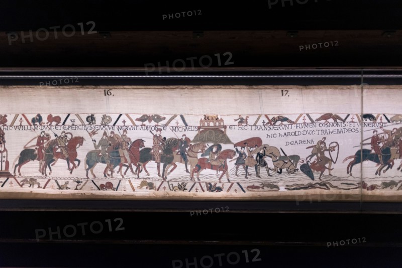 Normandy, France. Bayeux Tapestry