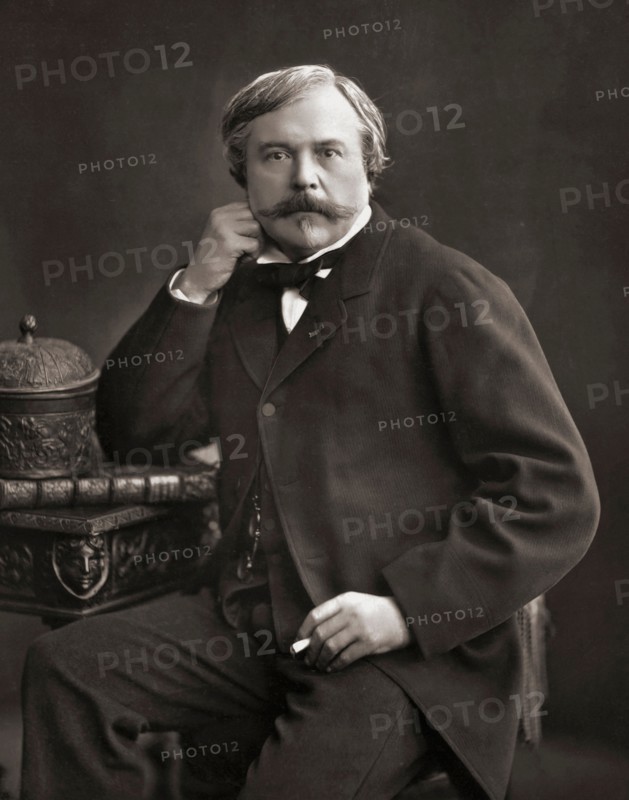 Edmond de Goncourt, 1822 –1896, born Edmond Louis Antoine Huot de Goncourt.  French writer, literary critic, art critic, book publisher and founder of the Académie Goncourt which awards the Prix Goncourt.  After a photograph by Felix Nadar.