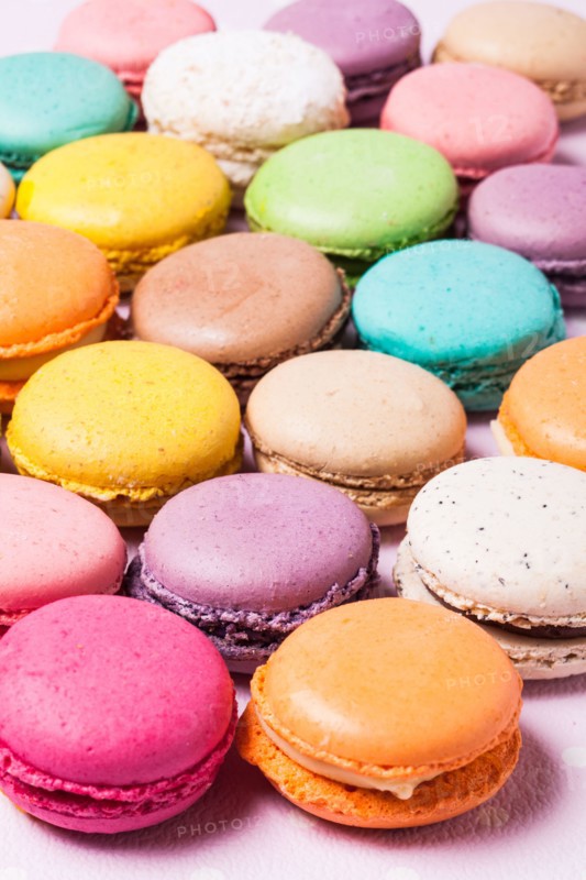Colorful macaroons