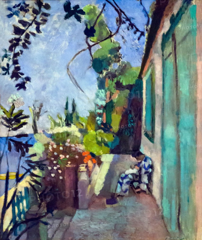 The Terrace St. Tropez, Henri Matisse, 1904, Isabella Stewart Gardner Museum, Boston, Mass, Massachusetts, North America, US, USA