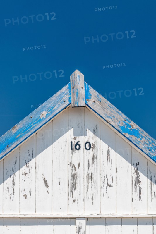 UK, England, Suffolk, Felixstowe, Beach Hut
