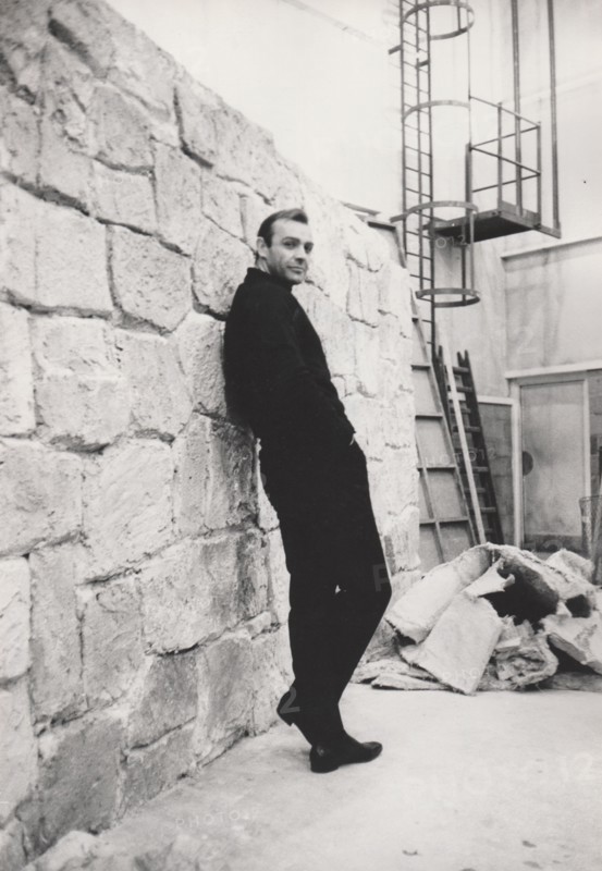 Sean Connery Portrait Building Site 60s