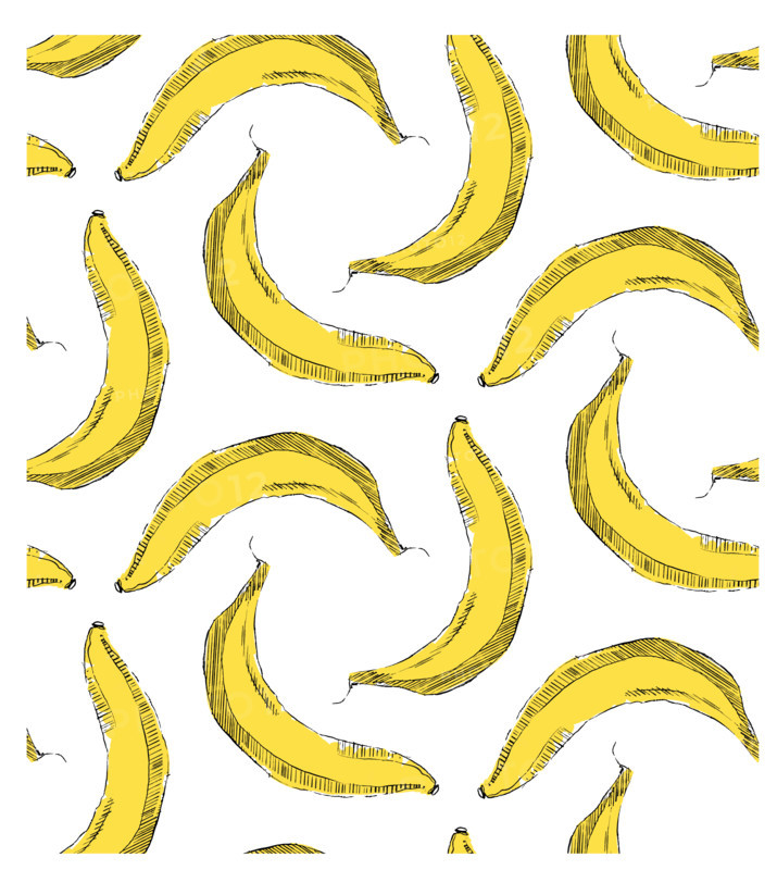 seamless pattern with bananas in graphic for banners, cards, flyers, social media wallpapers, etc. vector illustration