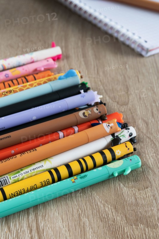 Famous erasable gel colored pens from Legami Milano