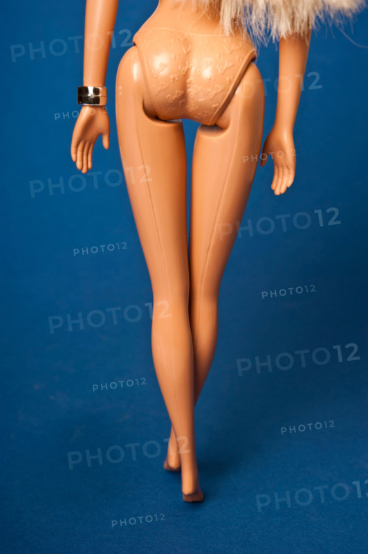 Barbie doll naked, legs and buttock