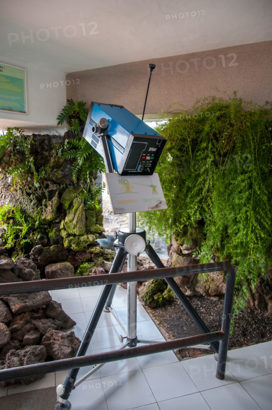 instrument for measuring the volcanology of the island of Lanzarote