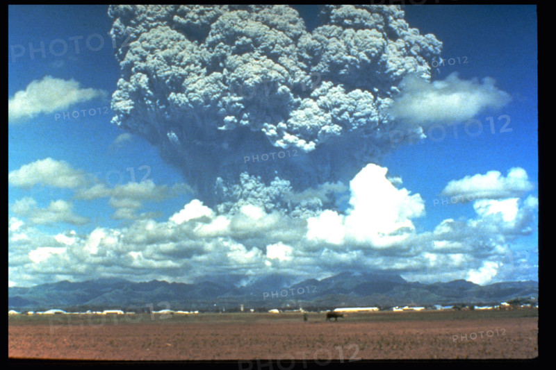 The eruption of Mount Pinatubo on June 12, 1991, is one of the largest volcanic events of the 20th century. The eruption sent ash plumes high into the atmosphere, affecting climate and air travel globally.