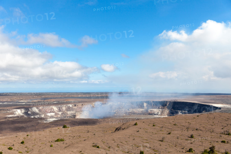Kilauea volcanic crater Big Island Hawaii USA