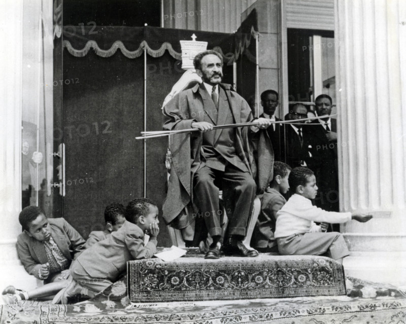 HAILE SELASSIE (1892-1975) Etheopian Regent about 1957