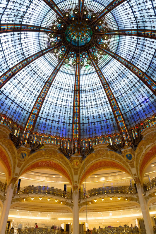 Dome in the Galeries Lafayette in Paris