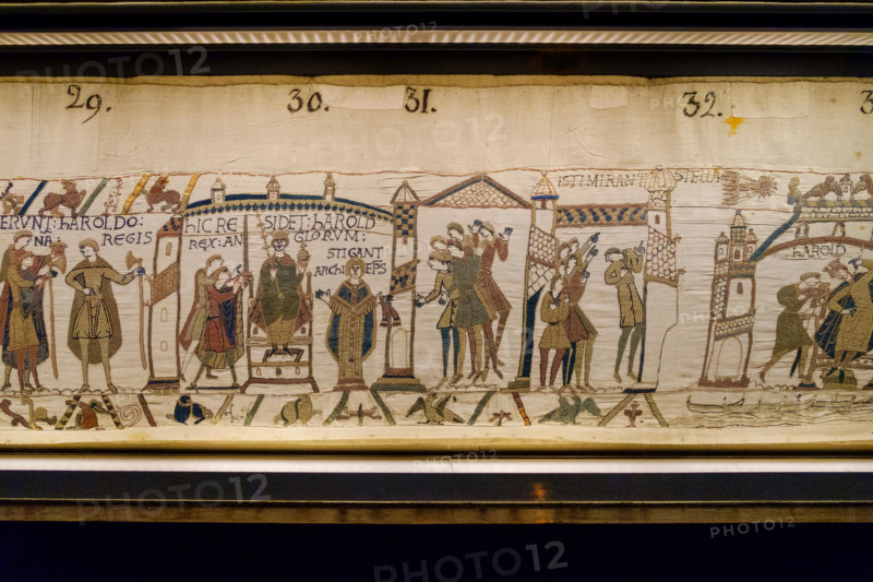 bayeux tapestry close up detail
