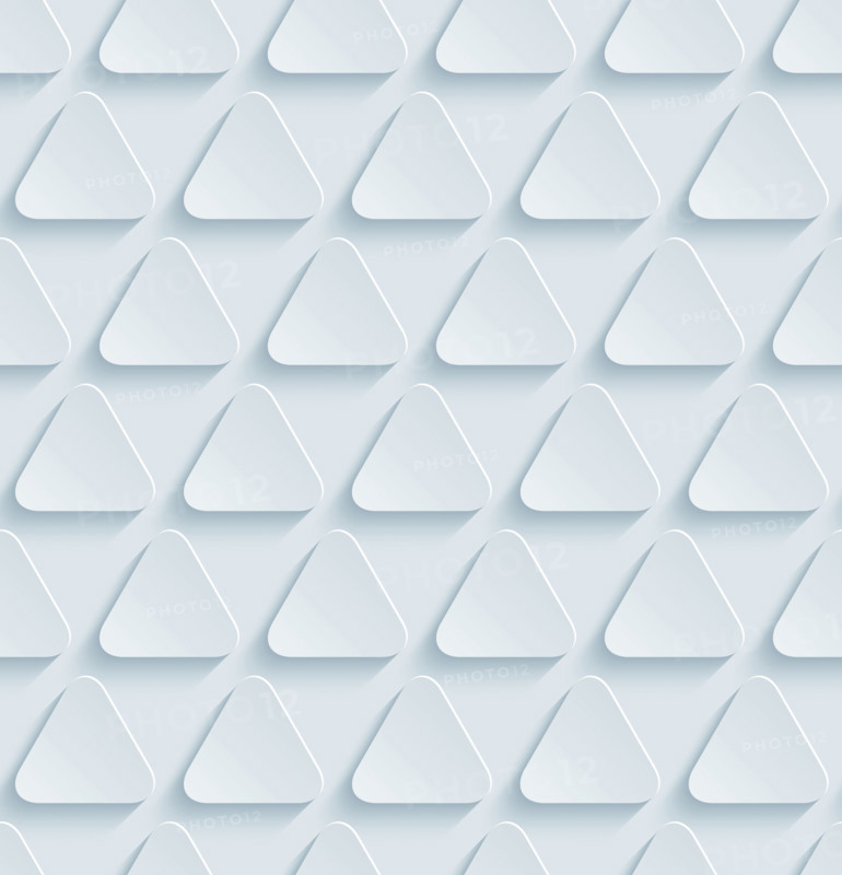 Neutral light gray seamless pattern with 3D effect. Tileable vector background.
