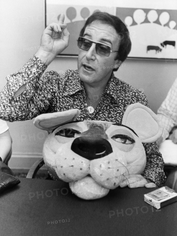 Peter Sellers British actor with a pink panther 1976