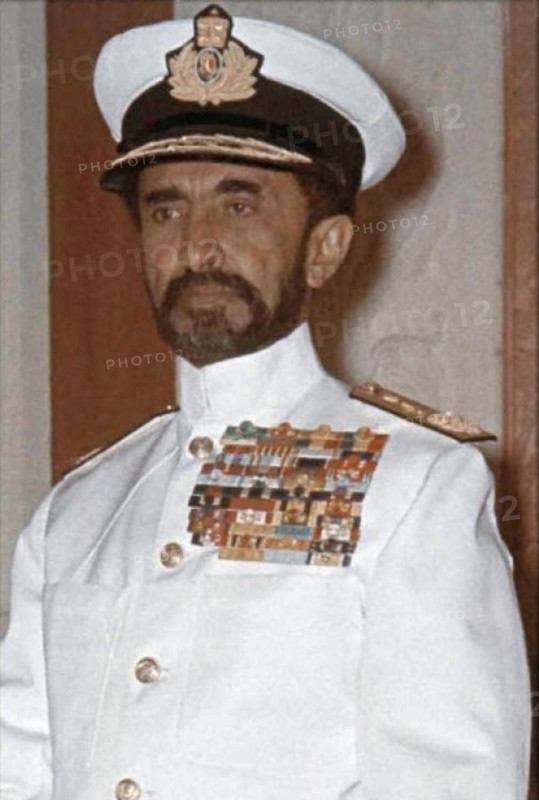 Haile Selassie in Navy Uniform