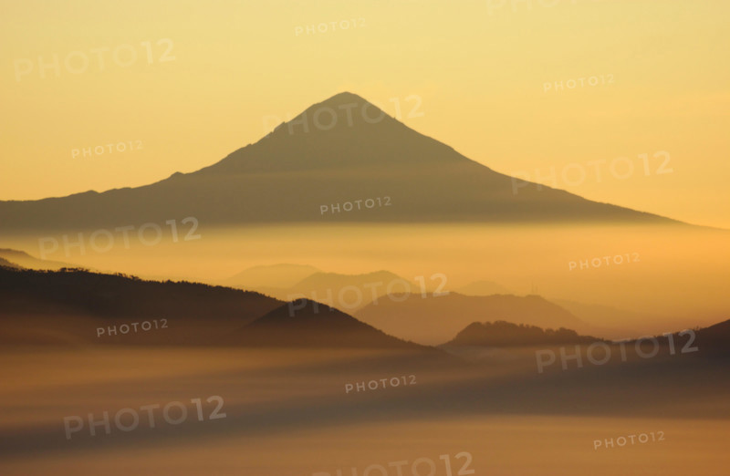 Popocatépetl, morning view from Nevado de Toluca, Mexico