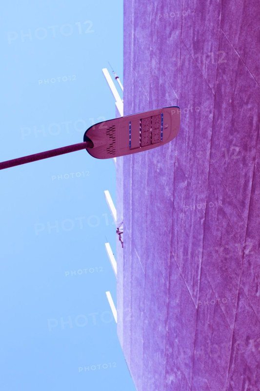 Vintage Lamp post and lamp brick pastel color creative texture and pattern for design and decoration isolate on background close up