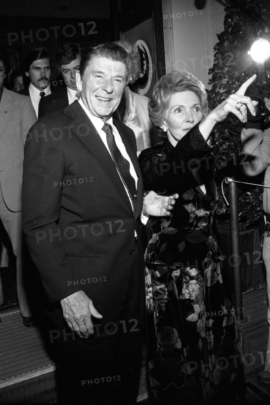 Ronald Reagan and Nancy Reagan  on November 5, 1980. Credit: Ralph Dominguez/MediaPunch