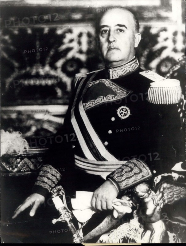 Oct. 29, 1975 - Spain's General Francisco Franco in Uniform