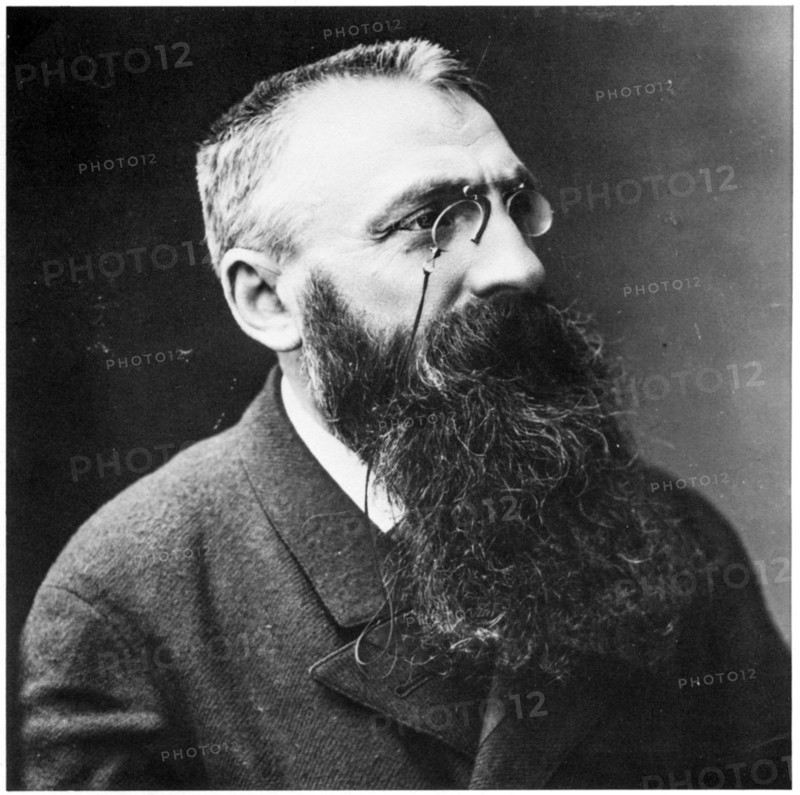 Auguste Rodin, Portrait of Rodin, photograph, 1893