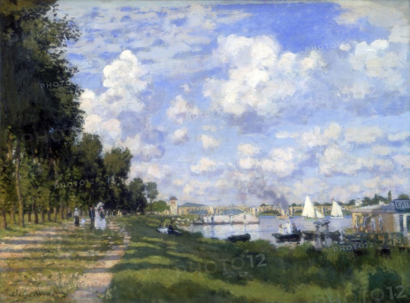 The Marina at Argenteuil', 1872. Artist: Claude Monet. Monet was a French painter, a founder of French Impressionist painting and the most consistent and prolific practitioner of the movements philosophy.