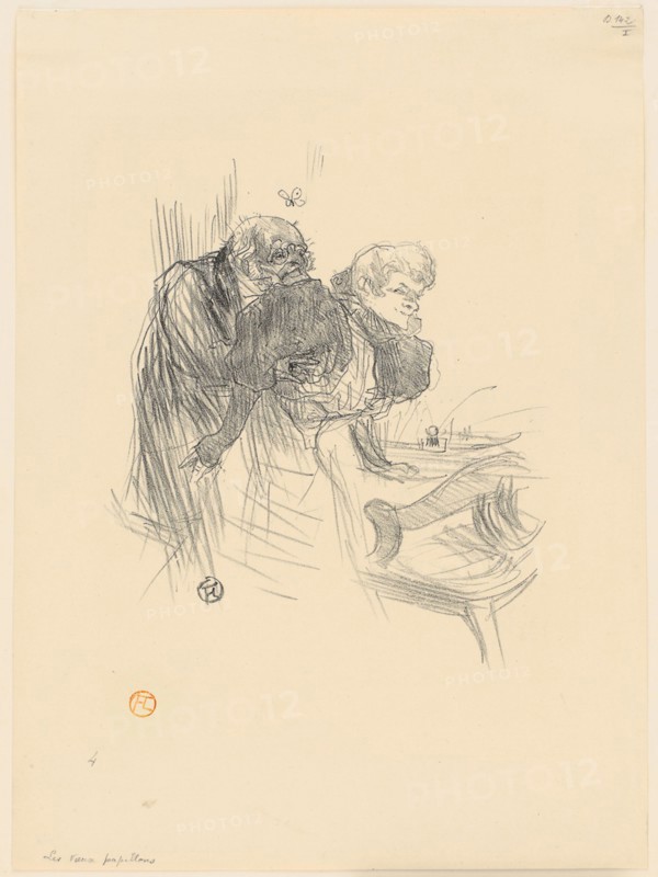 Henri de Toulouse-Lautrec (1864-1901), old butterflies, 1895-1896