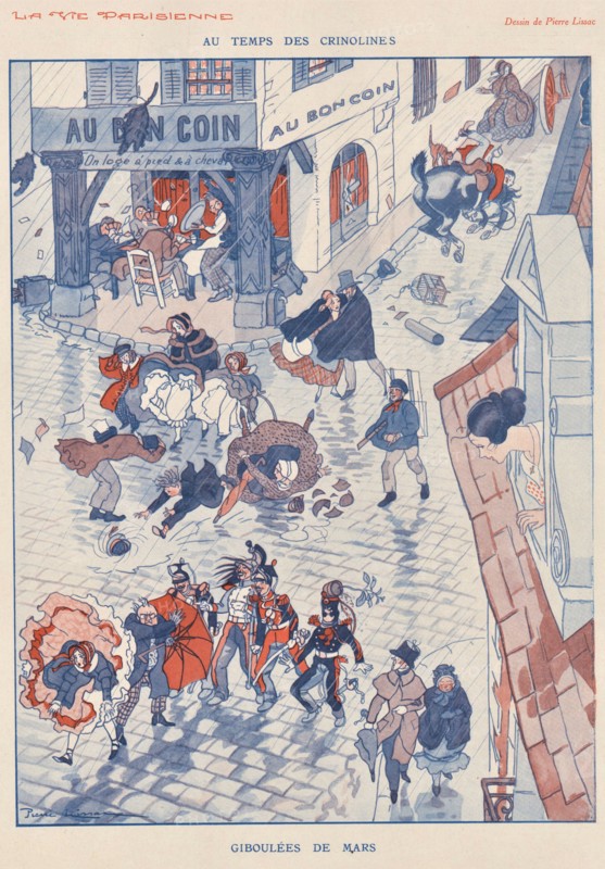 1920s France La Vie Parisienne Magazine Plate