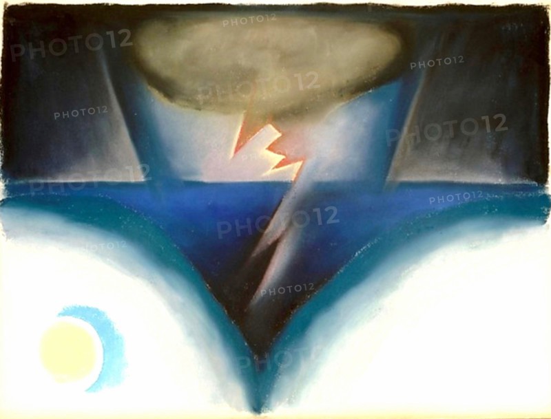 Georgia O'Keeffe artwork entitled A Storm - 1922