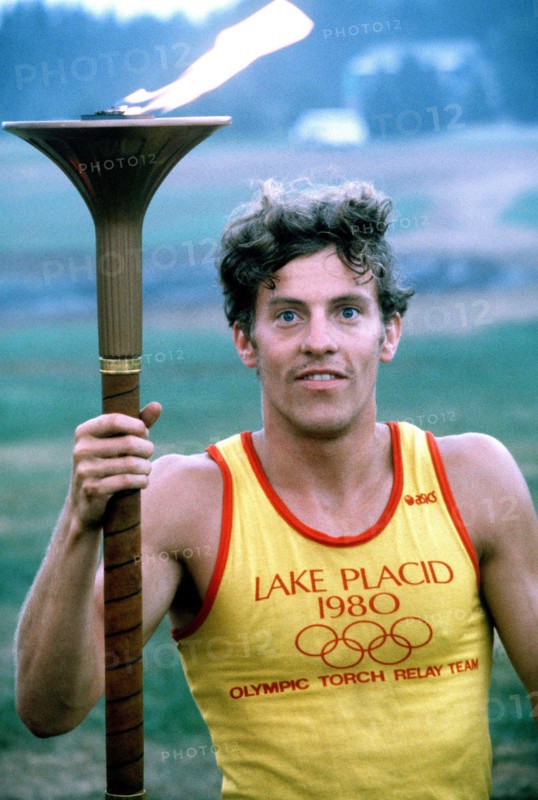 1LT Steven A. Simon took leave from the U.S. Air Force to train with 51 other people to carry the 1980 Winter Olympic torch. Simon is attached to the 90th Strategic Missile Wing. Base: Lake Placid State: New York (NY) Country: United States Of America (USA)