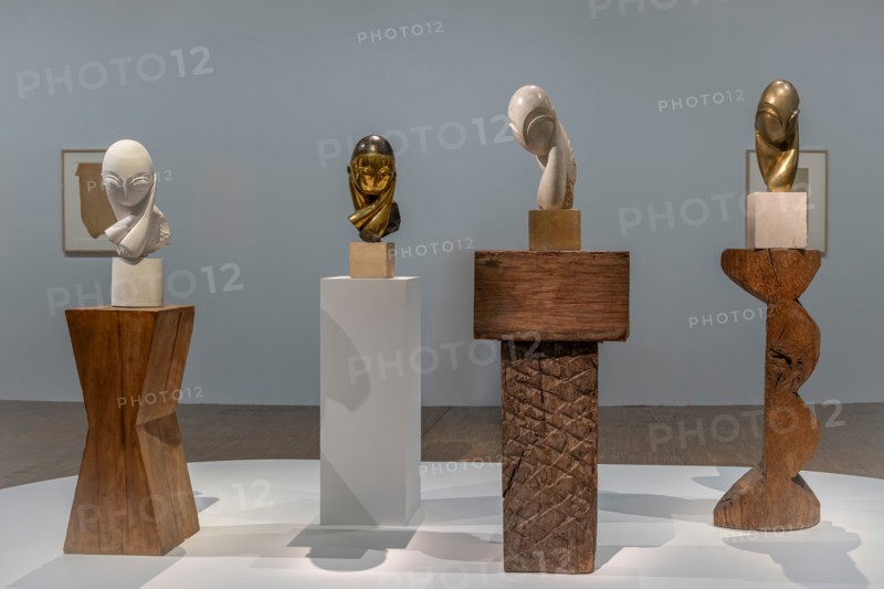 Paris, France - 05 09 2024: Miss Pogany sculpted by Brancusi