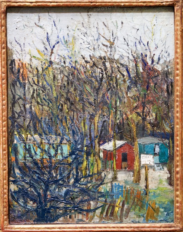 Maurice Utrillo (1883-1955), La Butte Pinson, Vers 1905-1907, Musee de L'Orangerie Museum, Tuileries, Paris, France