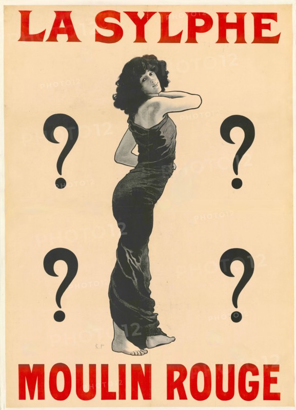 René Pean - Poster Art featuring American Exotic Dancer La Sylphe