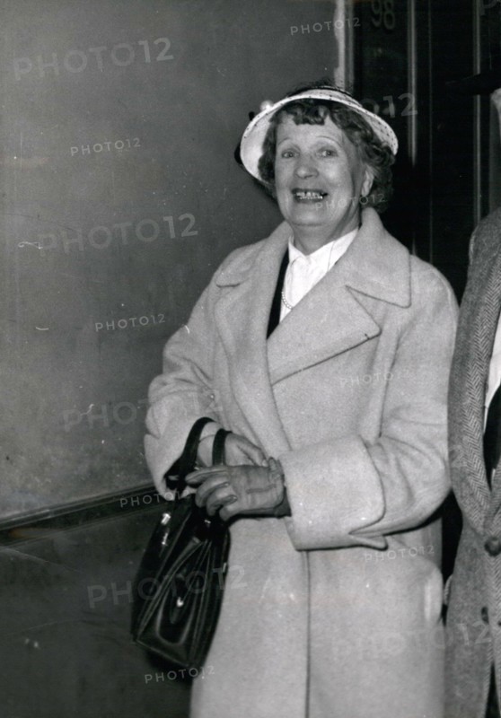 Dec. 21, 1978 - Woman Who ''Closed Red Light Houses Charged With Receiving Stolen Jewellery - Marthe Richard, The Famous Woman Spy of The World No Smiles With Comfidence As She was Leaving the Xaminmaning Magis-Trate's Office in the Paris Law Cogrts This Afternoon, Marthe Richard on whise Instigation the Goverment Decided to Abolish. The Brothels is Non Charged with Receiving Stolen Jewellery. (Credit Image: © Keystone Pictures USA/ZUMAPRESS.com)