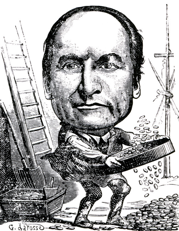 BARON GEORGES-EUGENE HAUSSMANN  (1809-1891) French civic planner who oversaw the rebuilding of Paris between 1852 and 1870