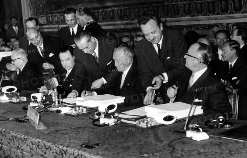 Signing of the Treaty of Rome