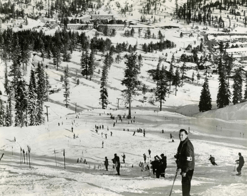 Olympic slalom course, Squaw Valley, USA 1960