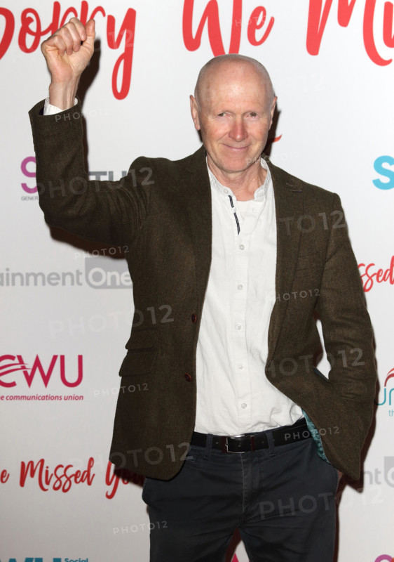 London, UK. 21st Oct, 2019. Paul Laverty attends the Sorry We Missed You UK Premiere at Vue West End cinema, Leicester Square in London. Credit: SOPA Images Limited/Alamy Live News