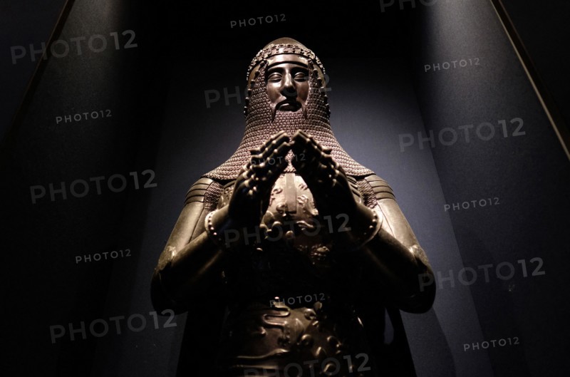 Edward of Woodstock known as The Black Prince an electrotype sculpture at The National Portrait Gallery London UK