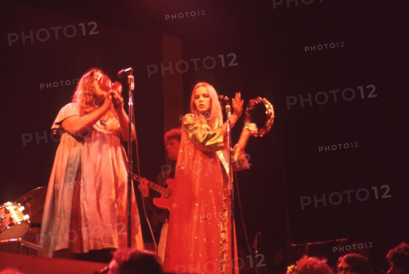June 17, 1967, Monterey, California, USA - The 'Mamas & the Papas' closed the festival. MICHELLE PHILLIPS, right, and CASS ELLIOT perform on stage during their closing act. The Monterey International Pop Music Festival was a three-day concert event held June 16 to June 18, 1967 at the Monterey County Fairgrounds. Jill Gibson was an experienced photojournalist by 1967 and the Official Photographer for The Monterey Pop Festival. These are her images, many of which have never been released prior to now, in commemoration of the 50th Anniversary of Monterey Pop. (Credit Image: © Jill Gibson/ZUMA Pr