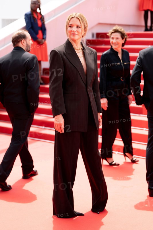 Virginie Efira attends the "Soudain" screening during the 79th annual Cannes Film Festival at Palais des Festivals on May 15, 2026 in Cannes, France.
