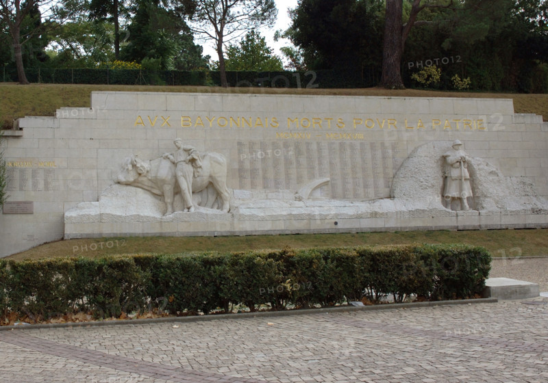 War Memorial Monument Bayonne Aquitaine Southwest France Atlantic Pyrenees department  Pyrénées Atlantiques département Europe