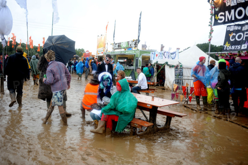 Fancy Dress Festival goers at Bestival Music Festival Isle of Wight 2008