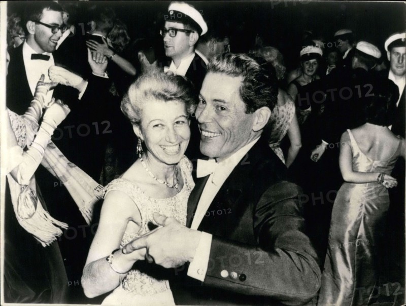 Dec. 12, 1965 - Nobel Prize Winner for Medicine Jacques Monod and His Wife