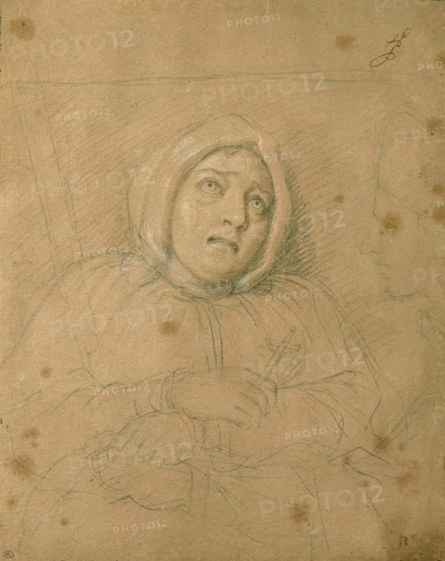 English: Portrait of Marie Madeleine Marguerite d'Aubray, Marchioness of Brinvilliers . 1676. MarieMadeleinedAubray