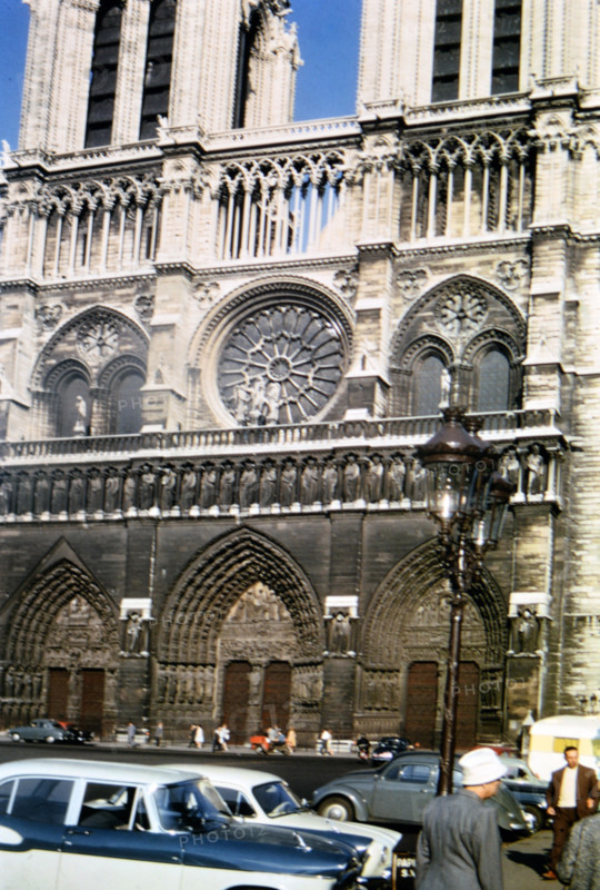 Notre Dame Cathederal in Paris ca. 1961