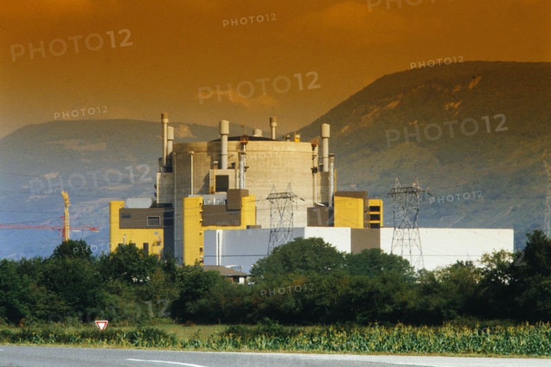 Creys-Malville breeder reactor, Creys-Malville, Isere, 1987, France