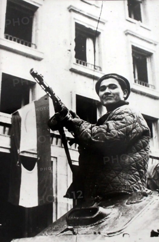 Budapest, Hungary during the 1956 Hungarian uprising